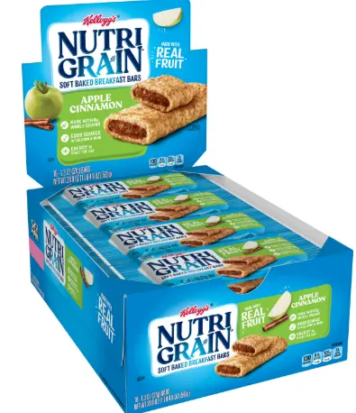 [Nutri Grain Apple Cinnamon 16-1.3oz] Nutri Grain Apple Cinnamon 16-1.3oz