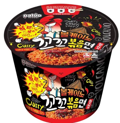 [Paldo Bowl Noodles Volcano 6-3.03oz] Paldo Bowl Noodles Volcano 6-3.03oz