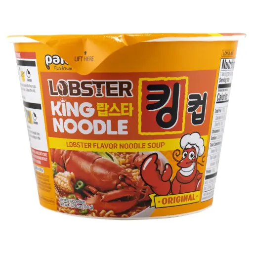 Paldo King Noodles Sriracha Lobster 6-3.88oz