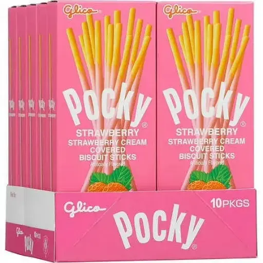 [Pocky Strawberry Cream 10-1.41 Oz] Pocky Strawberry Cream 10-1.41 Oz