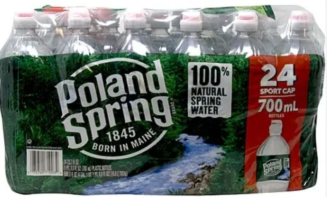 [Poland Spring Water 700ml 24ct] Poland Spring Sport Bottle Water 700ml 24ct