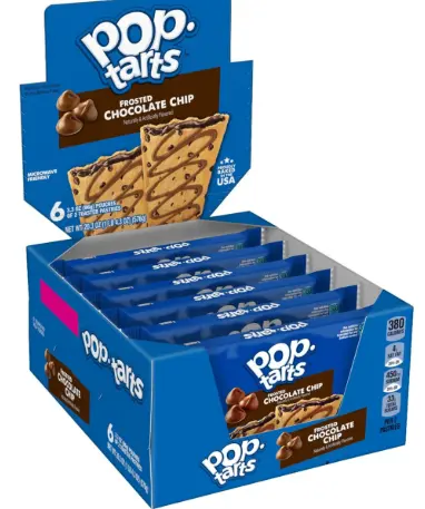 [Pop Tarts Choloate Chip 6-3.3 Oz] Pop Tarts Choloate Chip 6-3.3 Oz