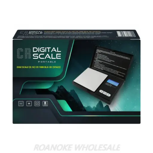 [Portable Digital Scale CR AV1000Blk] Portable Digital Scale CR AV1000Blk