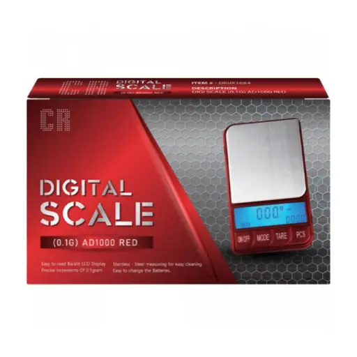 Portable Digital Scale Red AD100