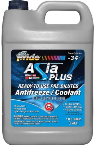 [Pride Asia Plus Antifreeze & Coolant 1G] Pride Asia Plus Antifreeze & Coolant 1G