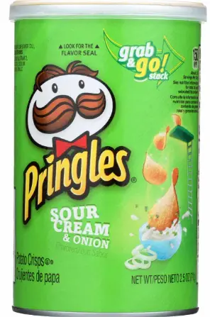 [Pringles Medium Sour Cream and Onion 12-2.5 Oz] Pringles Medium Sour Cream and Onion 12-2.5 Oz
