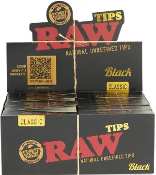 [Raw Black Classic Tips 50ct] Raw Black Classic Tips 50ct