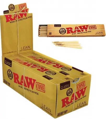 [Raw Classic Cone Lean 20-12ct] Raw Classic Cone Lean 20-12ct