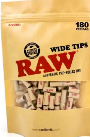 Raw Pre Rolled Tips Bag