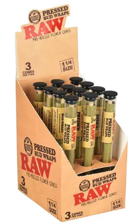 [Raw Pressed Bud Wraps King Size 12ct] Raw Pressed Bud Wraps King Size 12ct