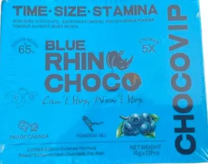 [Rhino Choco Blueberry 12 Pcs] Rhino Choco Blueberry 12 Pcs