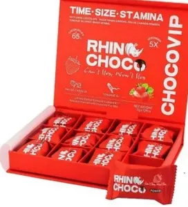 [Rhino Choco Strawberry 12 Pcs] Rhino Choco Strawberry 12 Pcs