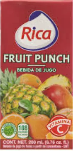 [Rica Juice Fruit Punch 200 mL] Rica Juice Fruit Punch 200 mL