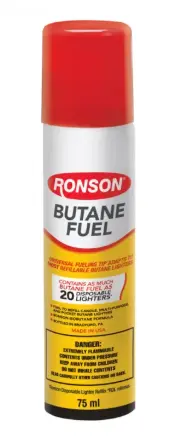 [Ronson Butane Fuel 75 ml - Single] Ronson Butane Fuel 75 ml - Single