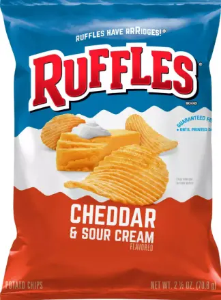 [Ruffles Cheddar Sour Cream 2.125 Oz] Ruffles Cheddar Sour Cream 2.125 Oz
