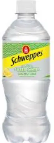 [Schweppes Seltzer lemon Lime 24-20 Oz] Schweppes Seltzer lemon Lime 24-20 Oz (Deposit Included)