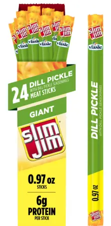 [Slim Jim Giant Dill Pickle 24-0.97oz] Slim Jim Giant Dill Pickle 24-0.97oz
