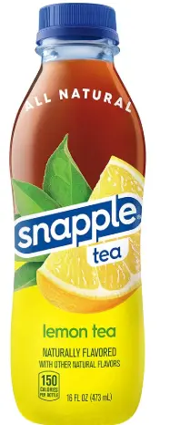 [Snapple 16 Oz Bottle - Lemon Iced Tea] Snapple 16 Oz Bottle - Lemon Iced Tea