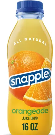 [Snapple 16 Oz Bottle - Orangeade] Snapple 16 Oz Bottle - Orangeade