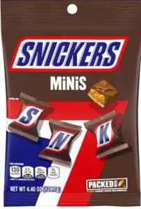 [Snickers Mini Peg 12 Ct 4.4 Oz] Snickers Mini Peg 12 Ct 4.4 Oz