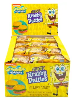 [Spongebob Gummy Krabby Patties 36-0.63oz] Spongebob Gummy Krabby Patties 36-0.63oz