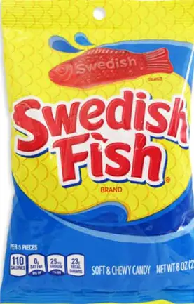 Swedish Fish Peg Candy