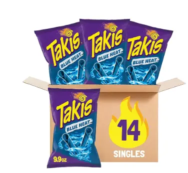 [Taki's Blue Heat 14-9.9 Oz] Takis Blue Heat 14-9.9 Oz