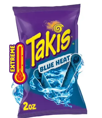 [Taki's Blue Heat 20 Ct-2 Oz] Takis Blue Heat 20 Ct-2 Oz
