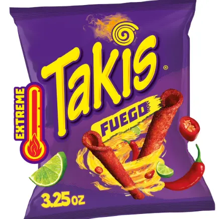 [Taki's Fuego Chips 20-3.25 Oz] Takis Fuego Chips 20-3.25 Oz