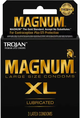 [Trojan Magnum Bareskin 6-3ct] Trojan Magnum XL 6-3ct
