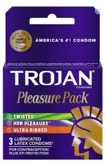 [Trojan Pleasure Pack 6-3ct] Trojan Pleasure Pack 6-3ct