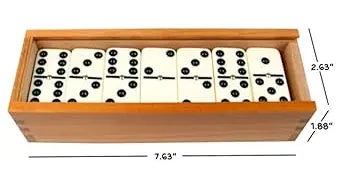 [Turtle Nose Dominoes Wood Case 28ct] Turtle Nose Dominoes Wood Case 28ct