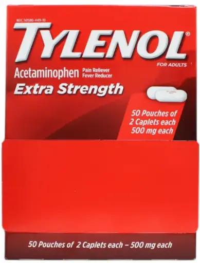[Tylenol Extra Strength Loose 50-2ct] Tylenol Extra Strength Loose 50-2ct