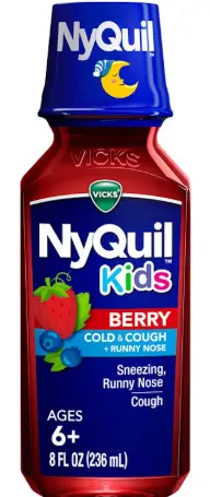 [Vicks Nyquil Kids Cold & Cough 8oz] Vicks Nyquil Kids Cold & Cough 8oz - Single
