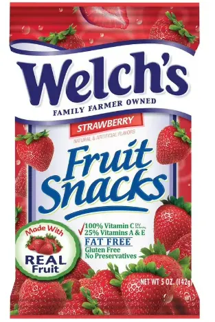 [Welchs Fruit Snacks Strawberry 12-5oz] Welchs Fruit Snacks Strawberry 12-5oz