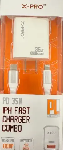X-Pro XA10P Iphone Fast Charger Combo