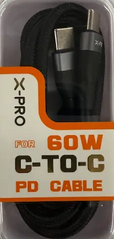 [X-Pro XD20 C To C 60 W Cable] X-Pro XD20 C To C 60 W Cable