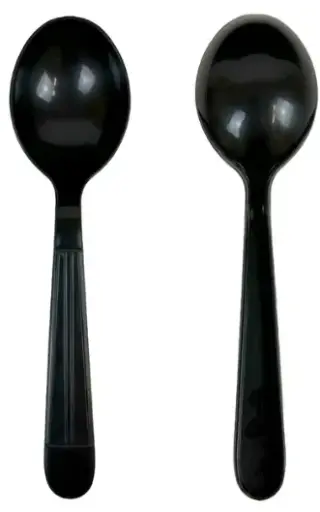 Black Soup Spoons