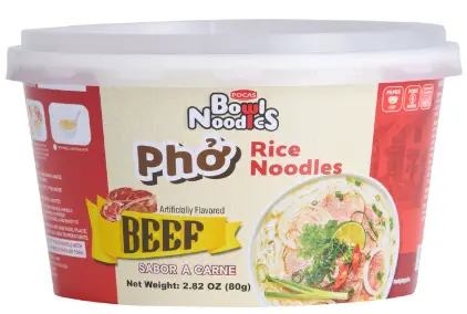 Pocas Bowl Noodles Pho Beef 12-2.82 Oz