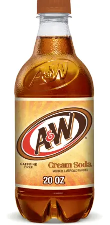 A&W Cream Soda 20 Oz