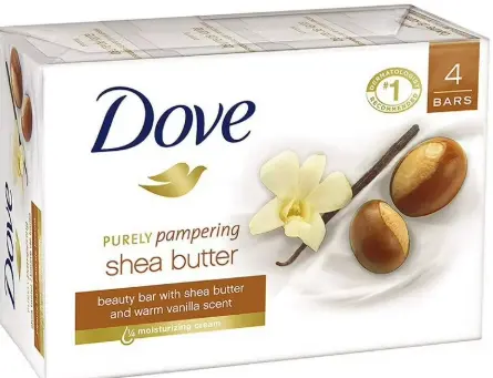 Dove Soap Bar Shea Butter 4-Pack