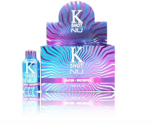 [K SHOT-22319] K SHOT NU KRATOM + NOOTROPICS BOX OF 12