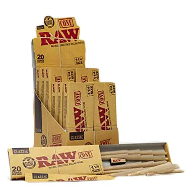 Raw Cone Classic 1 1/4 12-20pk
