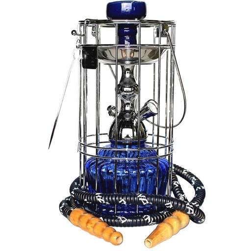 [INTREF0000752] MYA HOOKAH SILVER CAGE