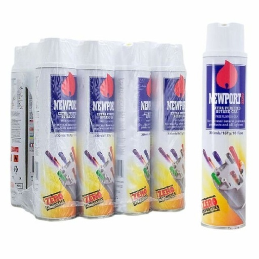 [INTREF0006005] NEWPORT BUTANE 300ML 12PCS