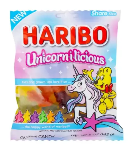 Haribo Unicorn-I-Licious Share Size
