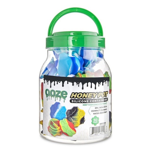 [INTREF0000844] OOZE HONEY POT SILICONE CONTAINER..8 ML 30 COUNT