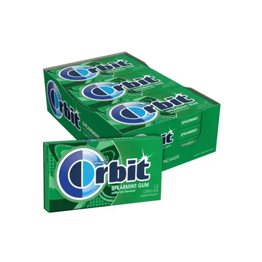 ORBIT GUM SPEARMINT 12-14 CT