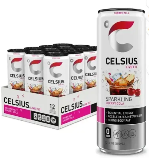 [12OZ CHERRY COLA] CELSIUS CHERRY COLA
