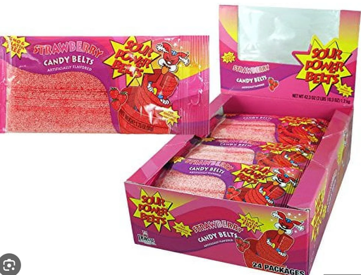 Sour Power Belts Strawberry